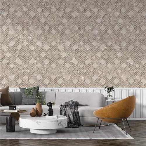Обои флизелин Du&Ka Lifestyle гор. винил, 1.06х10.05, DK.23350-2, дизайн, св-кофе, беж с золотом