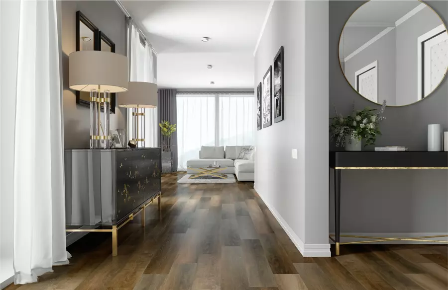 Кварцевый ламинат Fargo Comfort 61W921 Дуб Прага