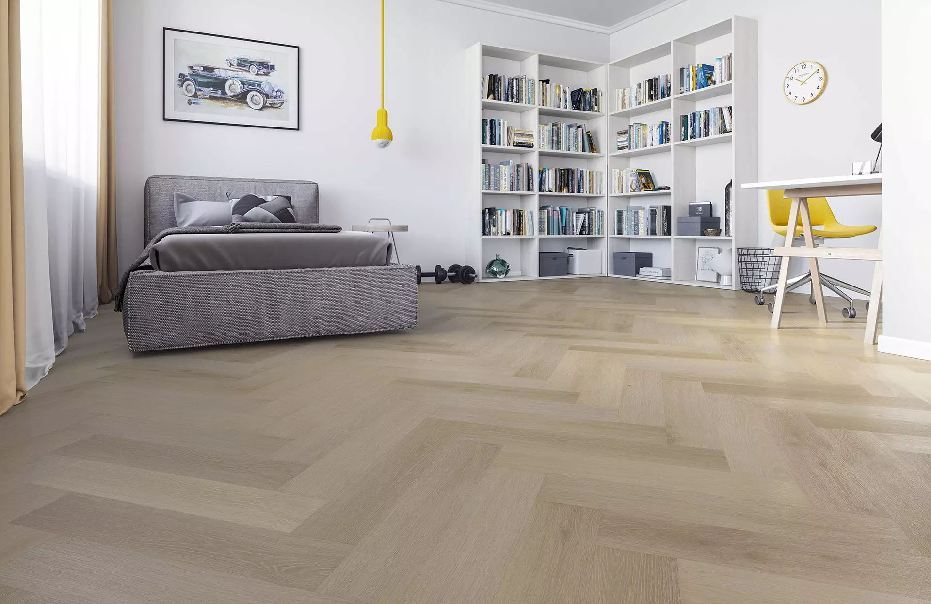 Кварцевый ламинат Fargo Parquet 33-1166-02 Дуб Спелый Миндаль 4мм