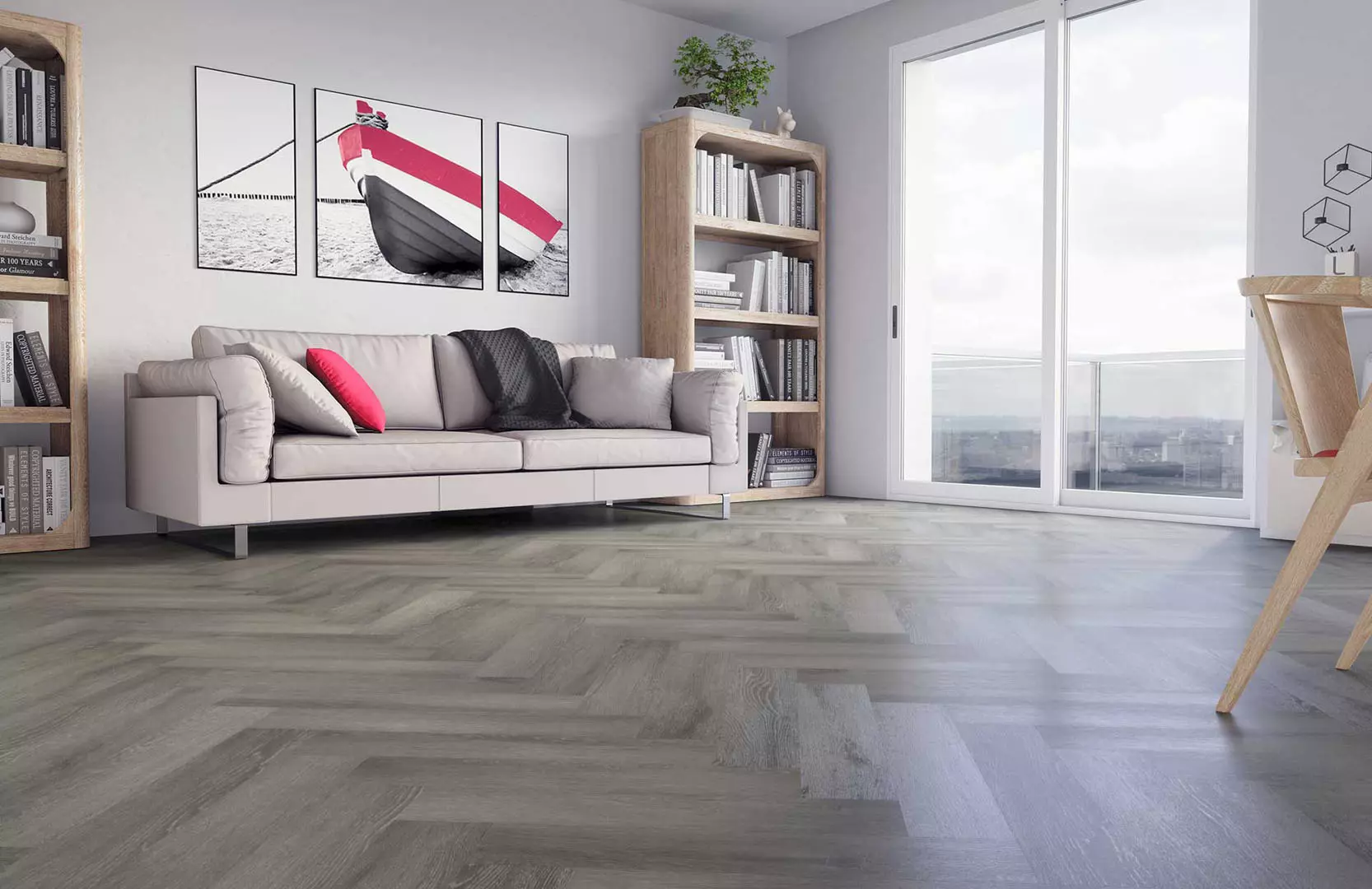 Кварцевый ламинат Fargo Parquet 33-2074-05 Дуб Вулканический Пляж