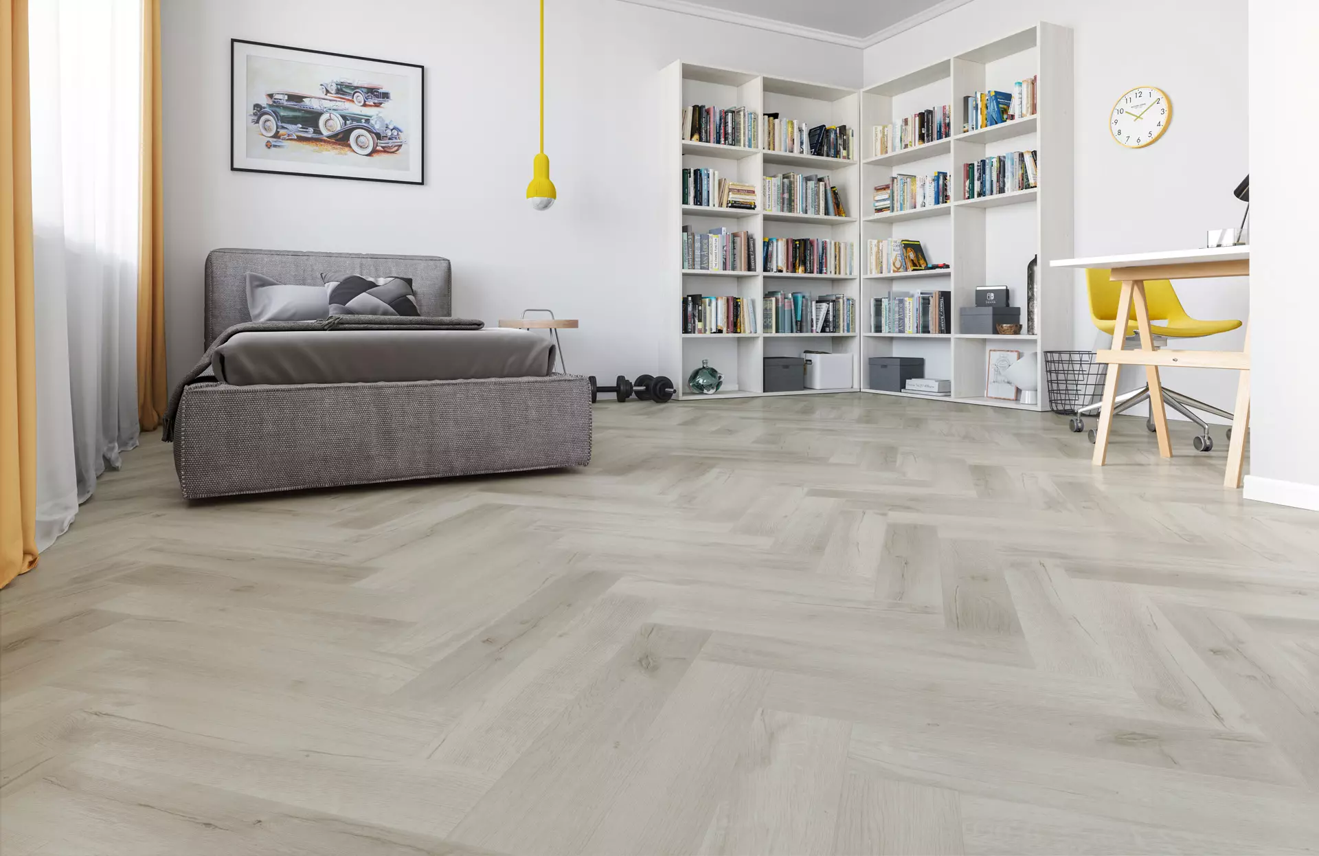 Кварцевый ламинат Fargo Parquet 33-81996-14 Дуб Лондонский Туман 4мм