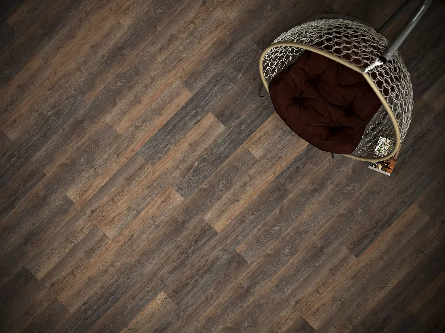 Кварцвиниловая плитка замковая Fine Floor Light FF-1333 Дуб Борда