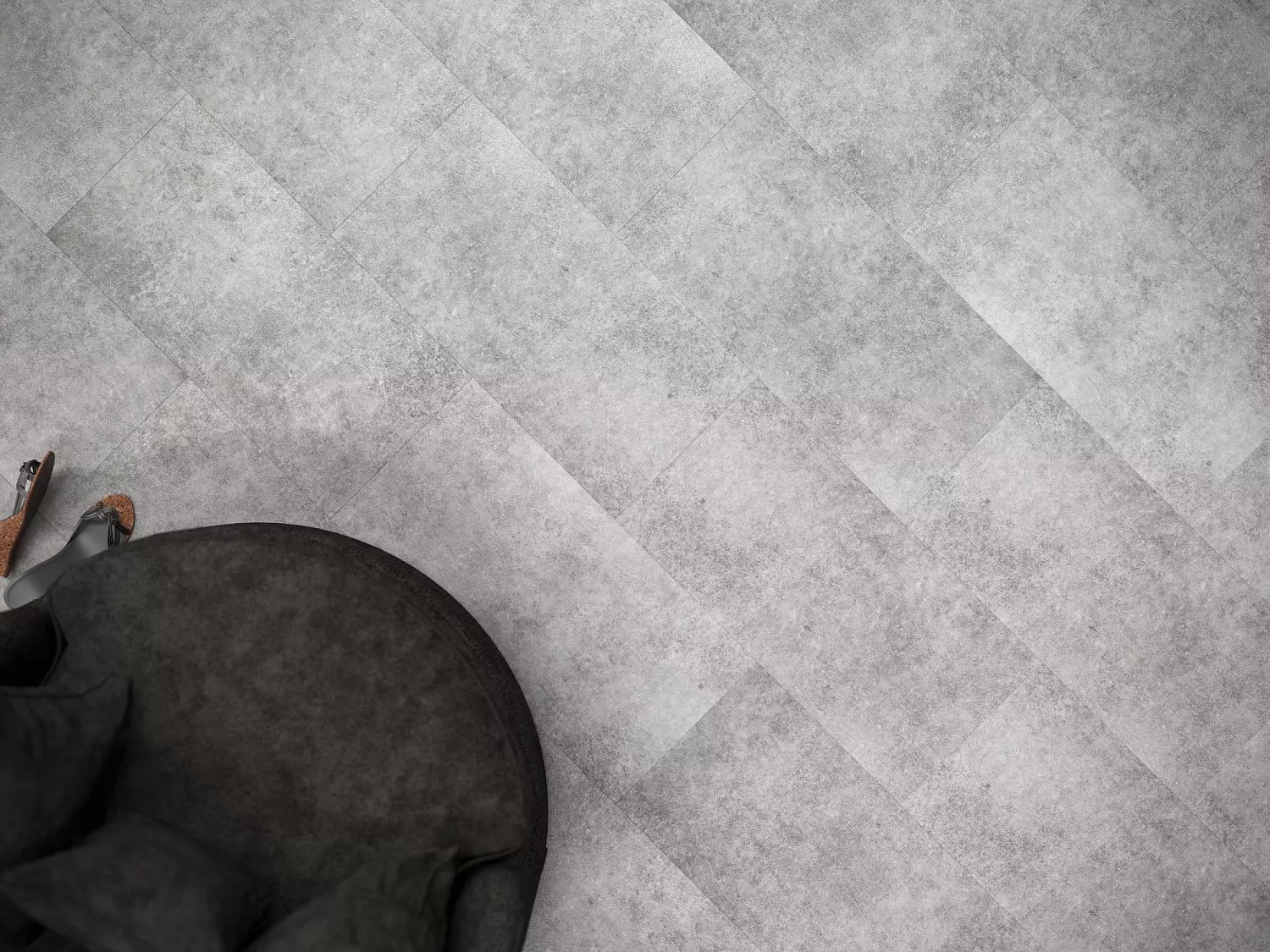 Кварцвиниловая плитка клеевая Fine Floor Stone FF-1459 Шато Де Лош