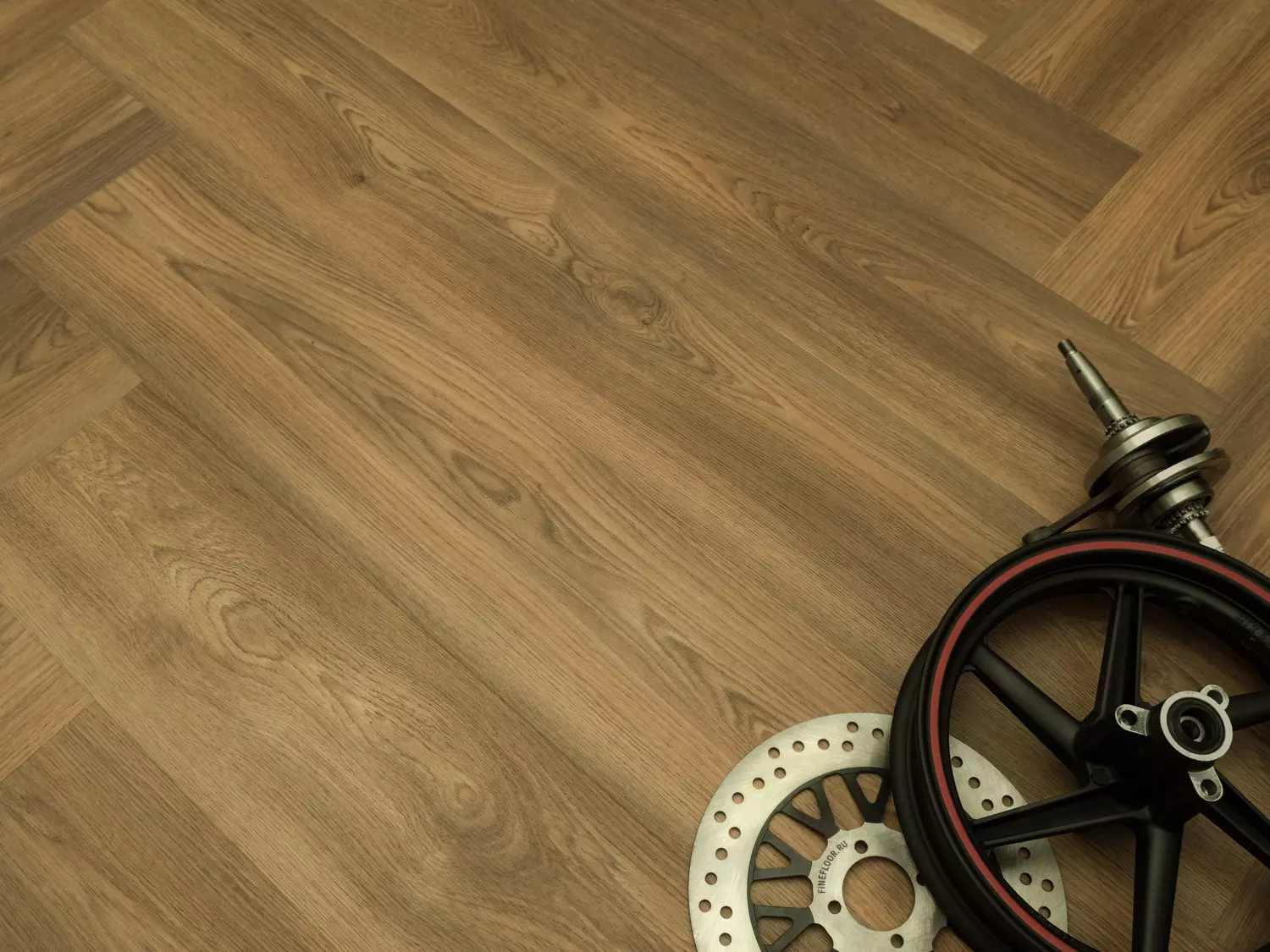 Кварцвиниловая плитка замковая Fine Floor Gear FF-1802 Дуб Гудвуд