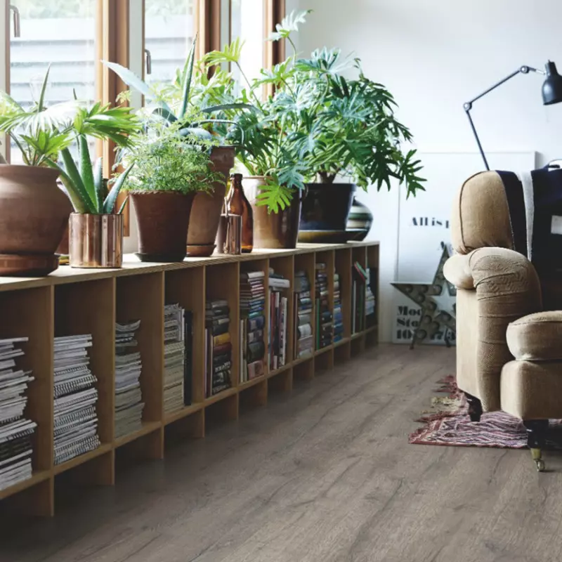 LVT-плитка Pergo Classic Plank Optimum Click Дуб королевский серый V3107-40037