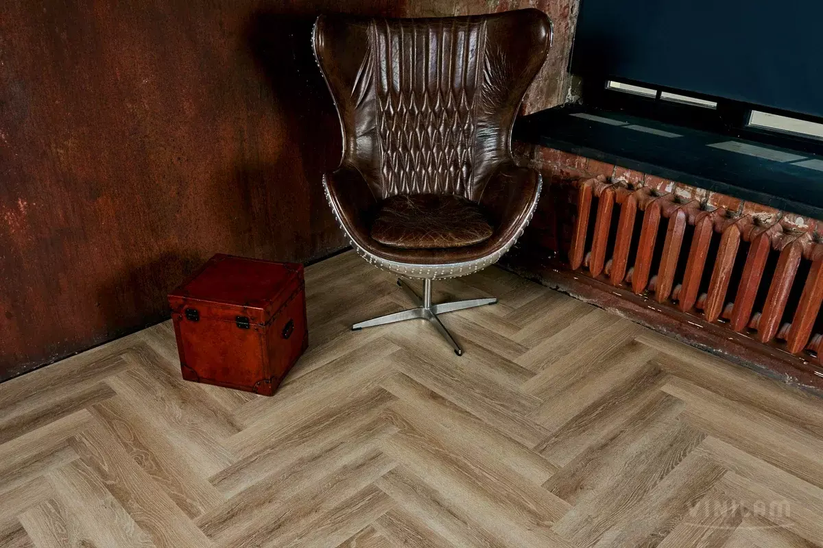 LVT-плитка Vinilam клеевая Parquet Herringbone Glue 2,5 мм арт.GD11166 Паркет Классический 