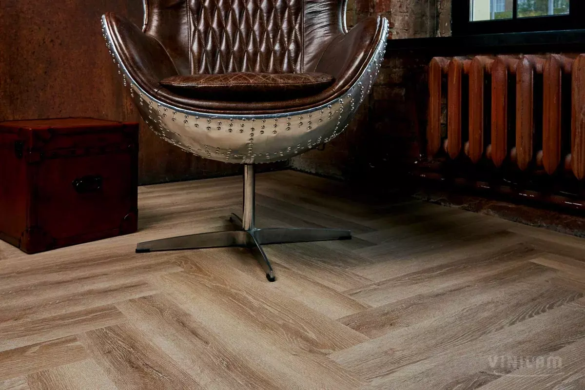 LVT-плитка Vinilam клеевая Parquet Herringbone Glue 2,5 мм арт.GD11166 Паркет Классический 