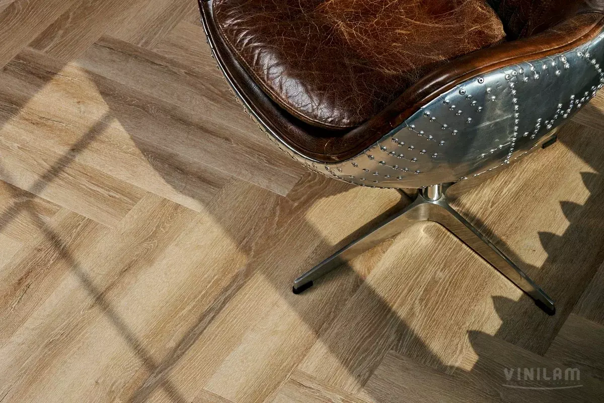 LVT-плитка Vinilam клеевая Parquet Herringbone Glue 2,5 мм арт.GD11166 Паркет Классический 