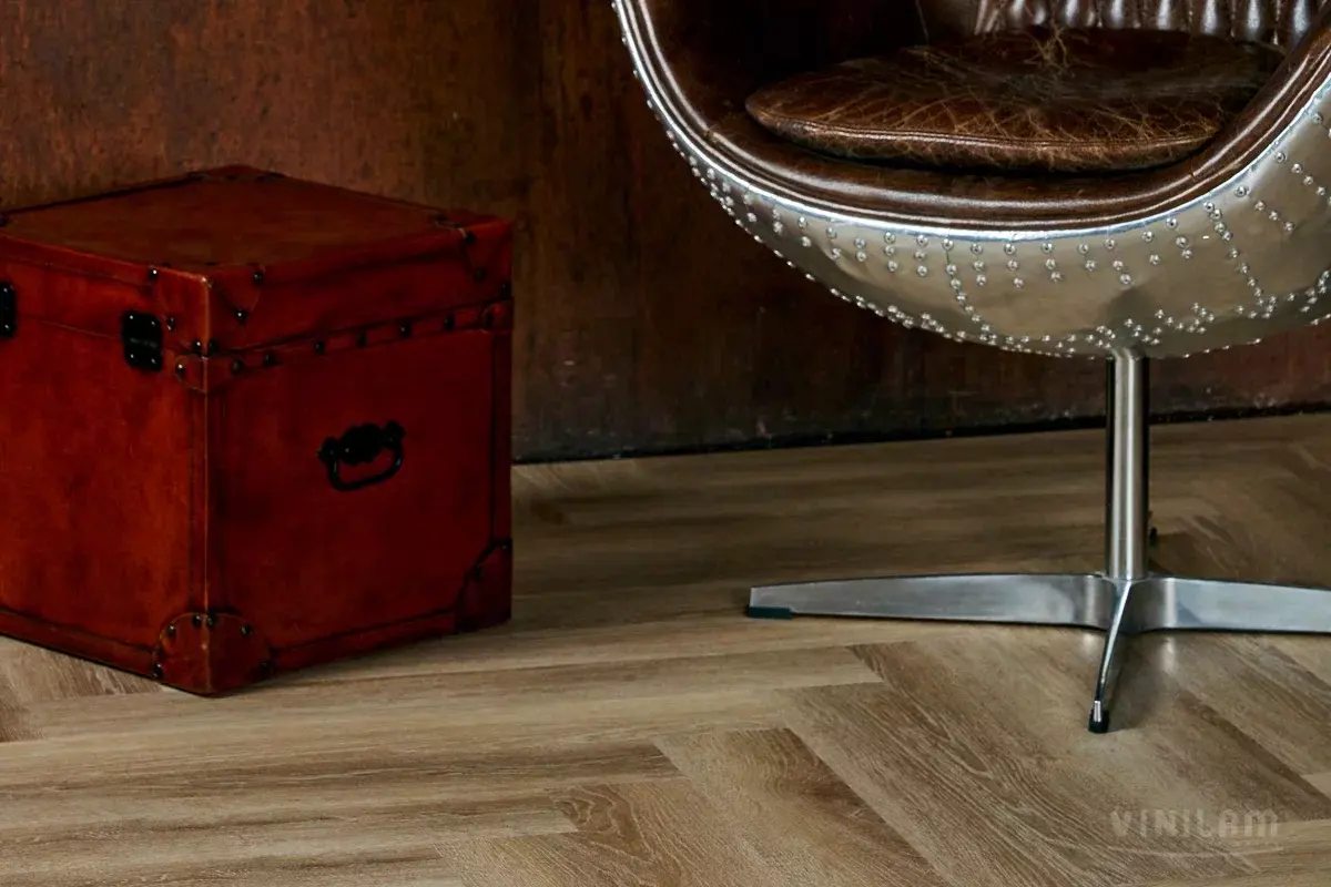 LVT-плитка Vinilam клеевая Parquet Herringbone Glue 2,5 мм арт.GD11166 Паркет Классический 