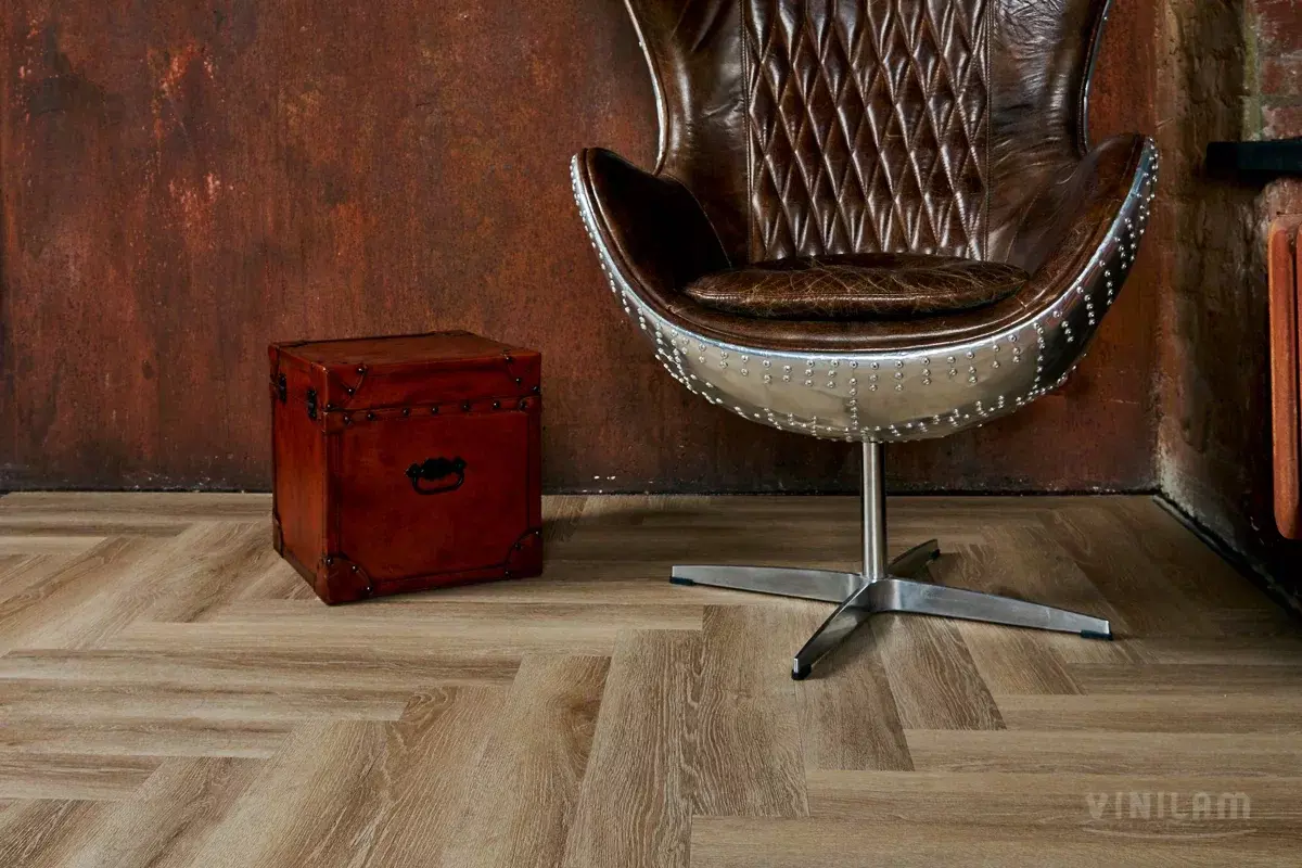 LVT-плитка Vinilam клеевая Parquet Herringbone Glue 2,5 мм арт.GD11166 Паркет Классический 