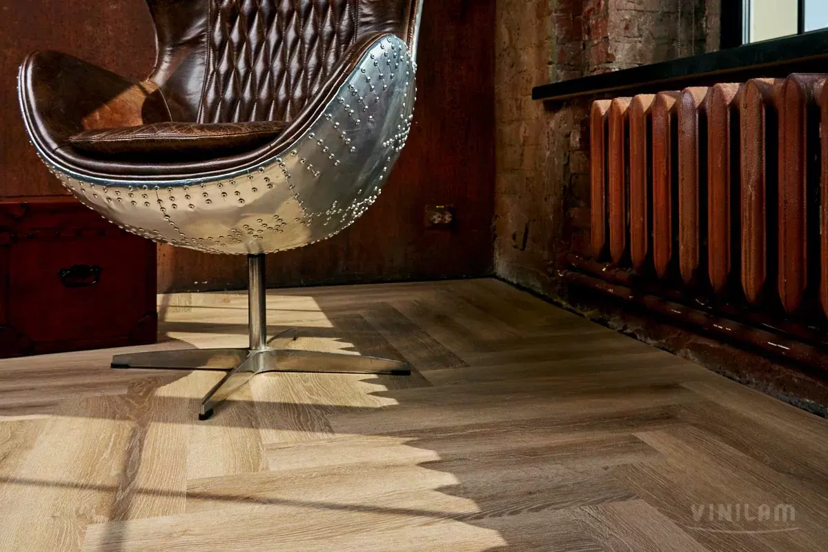 LVT-плитка Vinilam клеевая Parquet Herringbone Glue 2,5 мм арт.GD11166 Паркет Классический 