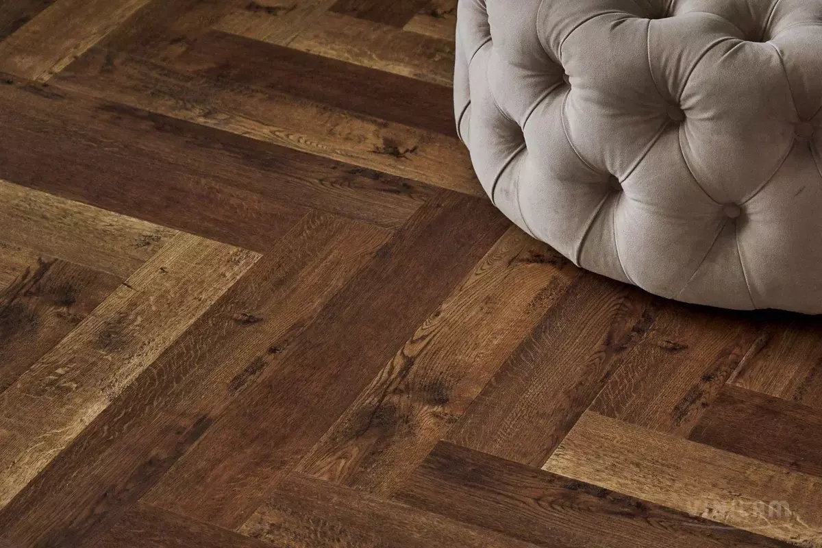 LVT-плитка Vinilam клеевая Parquet Herringbone Glue 2,5 мм арт.GD11177 Паркет Версальский 