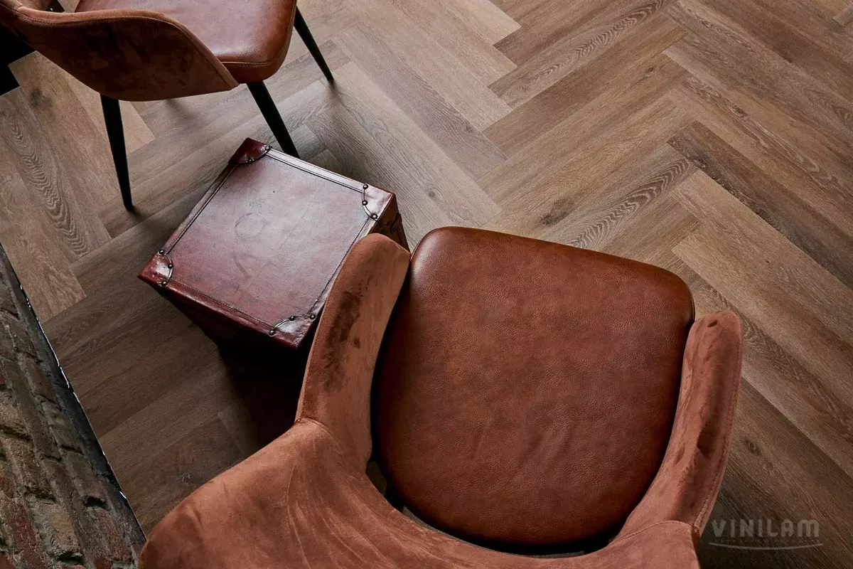 LVT-плитка Vinilam клеевая Parquet Herringbone Glue 2,5 мм арт.GD11199 Паркет Венецианский 