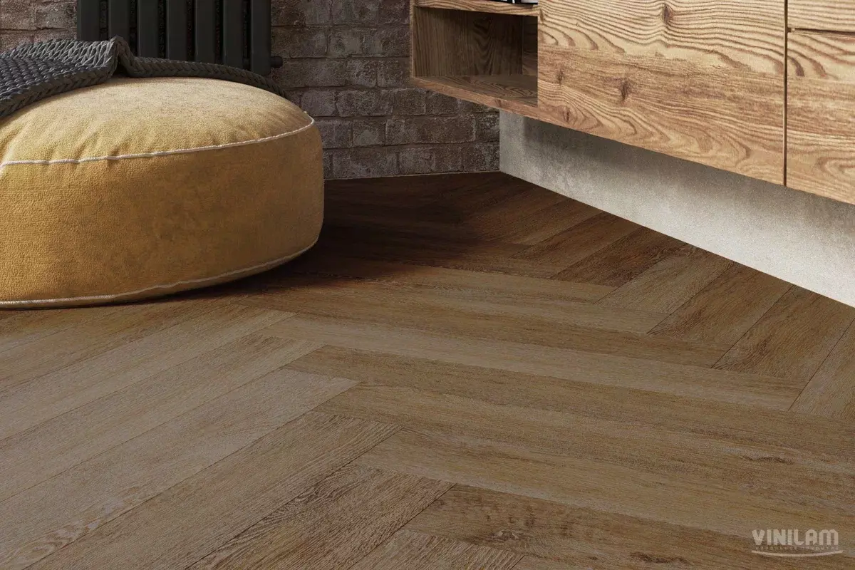 LVT-плитка Vinilam клеевая Parquet Herringbone Glue 2,5 мм арт.GD11377 Паркет Тусон 