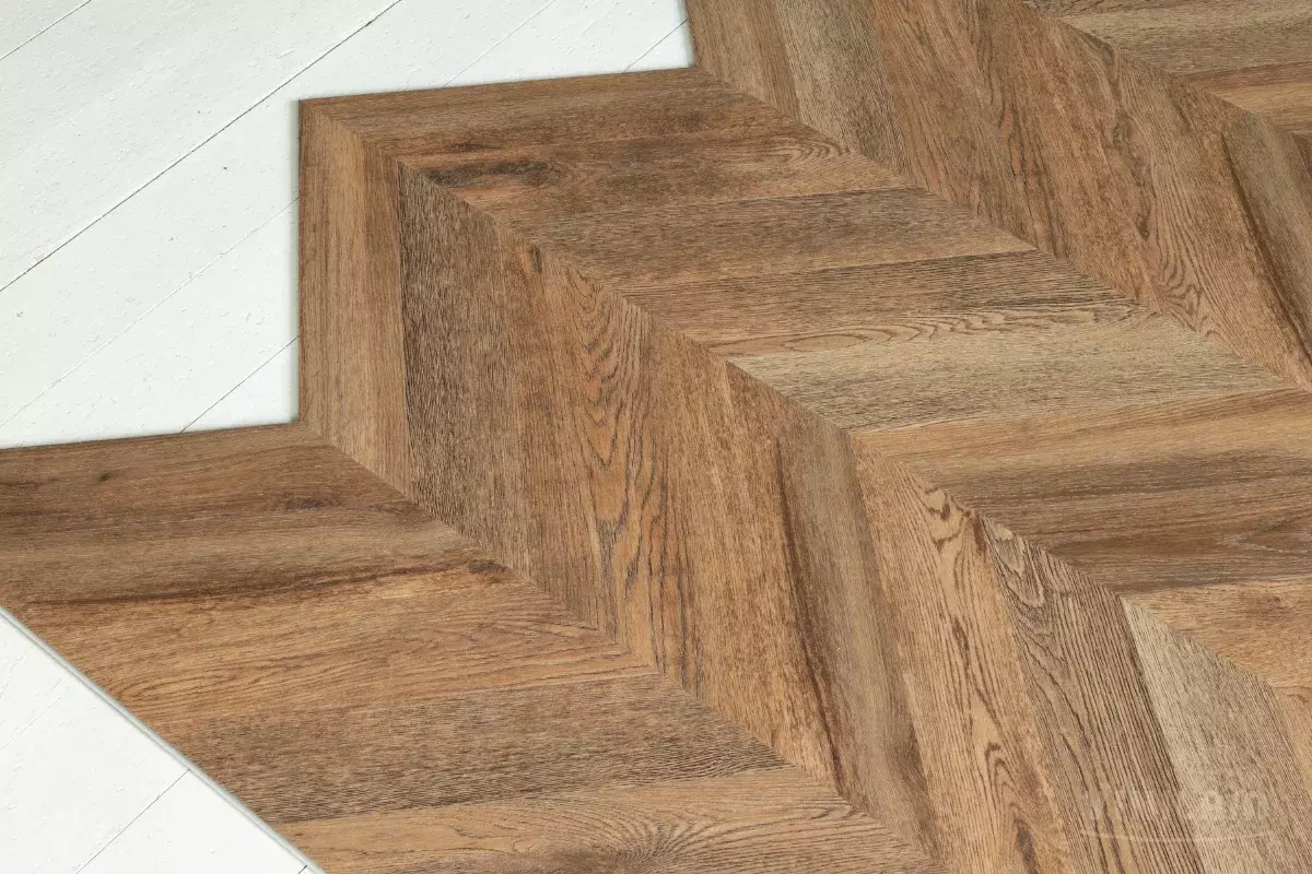 LVT-плитка Vinilam замковая Chevron 8,5 мм арт.RI153610CL4 Шеврон Нормандия 