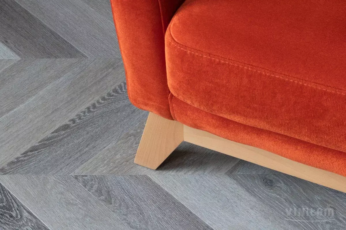 LVT-плитка Vinilam замковая Chevron 8,5 мм арт.RI444515CL4 Шеврон Легран 