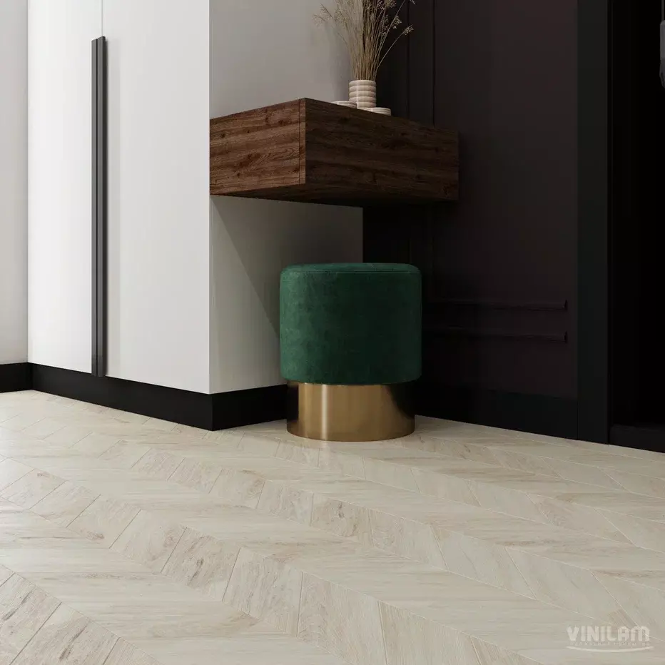 LVT-плитка Vinilam замковая Chevron 8,5 мм арт.RI4777CL7 Шеврон Бриссак 
