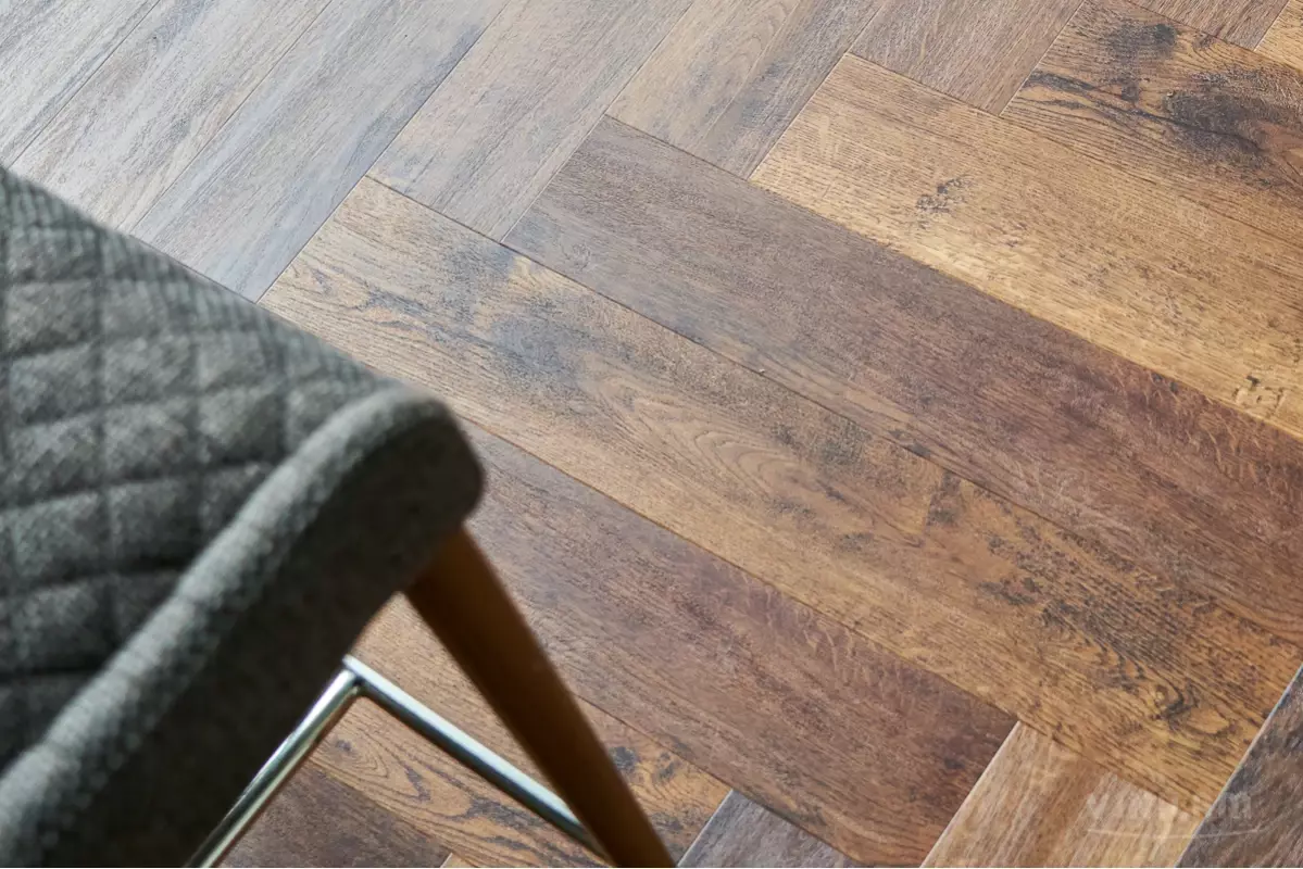 LVT-плитка Vinilam замковая  Parquet Herringbone 6,5 мм арт.IS11155 Паркет Парижский 
