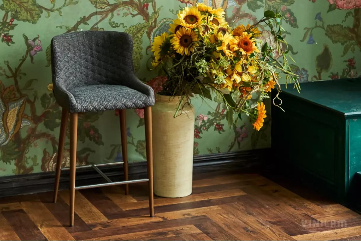 LVT-плитка Vinilam замковая  Parquet Herringbone 6,5 мм арт.IS11155 Паркет Парижский 