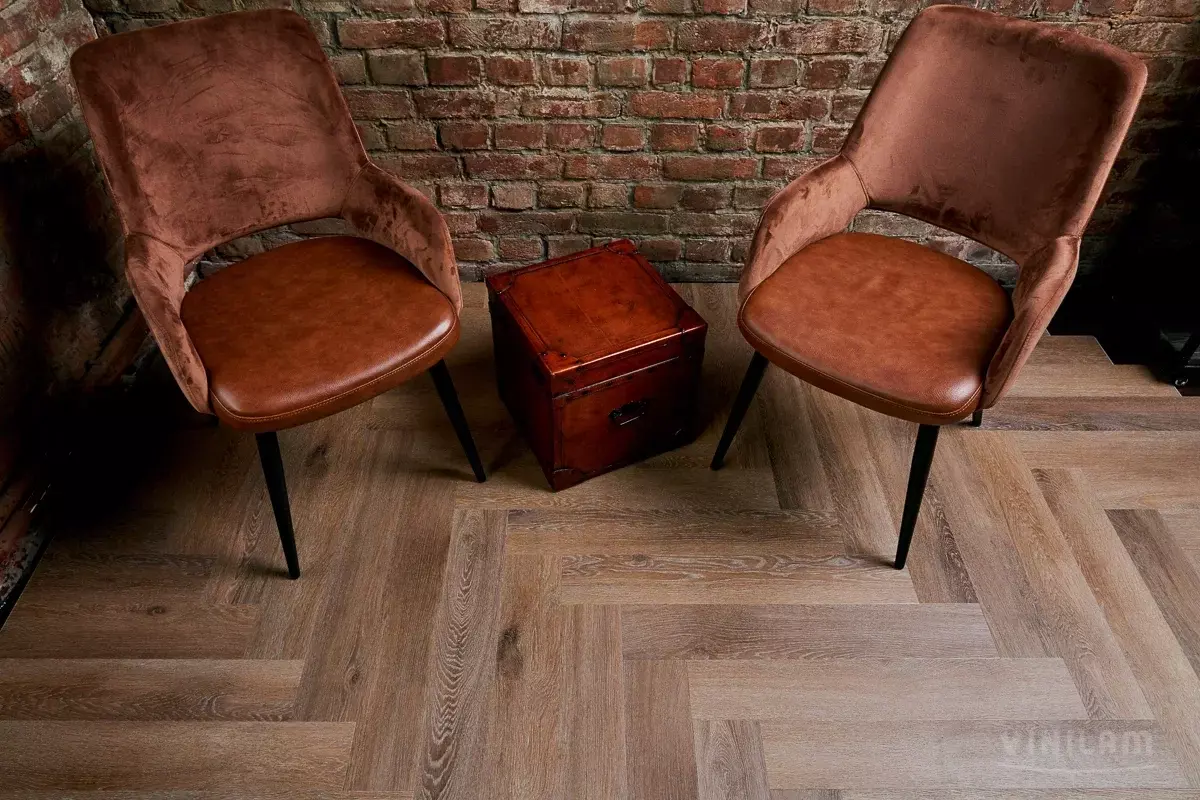 LVT-плитка Vinilam замковая  Parquet Herringbone 6,5 мм арт.IS11199 Паркет Венецианский 
