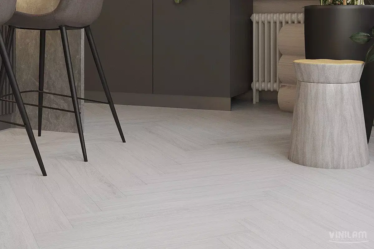 LVT-плитка Vinilam замковая  Parquet Herringbone 6,5 мм арт.IS11366 Паркет Санторини  
