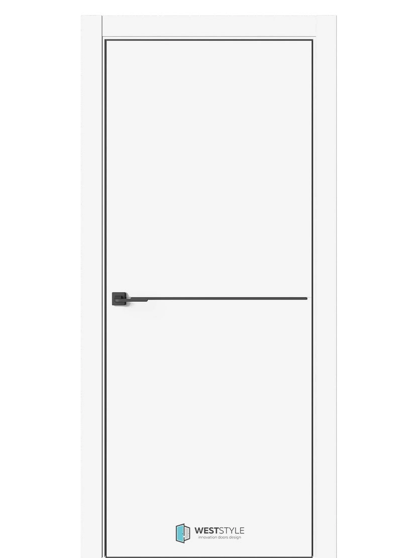 Межкомнатная дверь WestStyle Industrial IN39 ДГ  Emlayer Белый