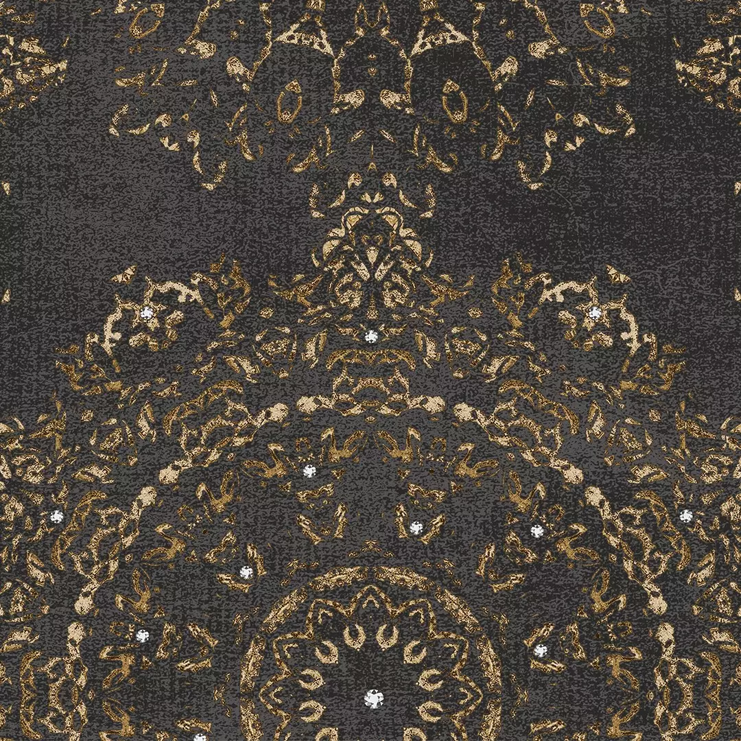 Обои флизелин Du&Ka SP Diamond Coll.Motif гор. винил, 1.06х10.05, DK.T21250-4, Дизайн с камнями