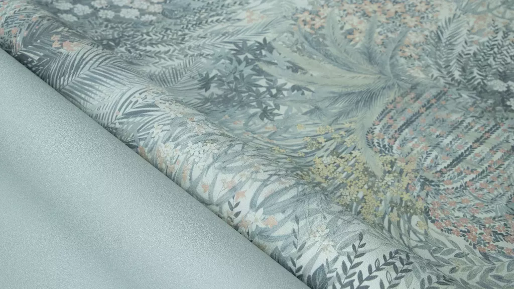 Обои флизелин Grandeco Paradise гор. винил, 1.06х10.05, R133132 мотив, мятный