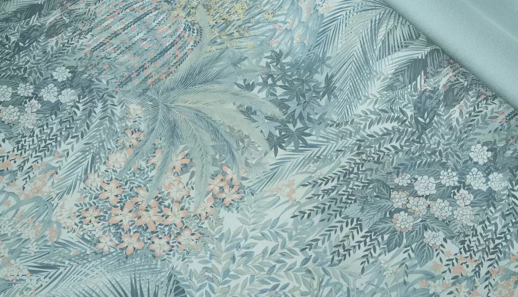 Обои флизелин Grandeco Paradise гор. винил, 1.06х10.05, R133132 мотив, мятный