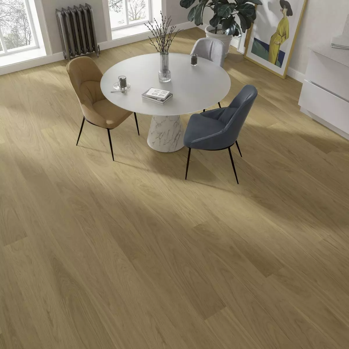 Паркетная доска Esta Parket Nova Eco арт.16038 Дуб Elite 1 strip 