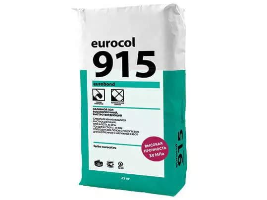 Ровнитель для пола Forbo Eurocol 915 Eurobond (3-50 мм, 30 МПа), 20кг