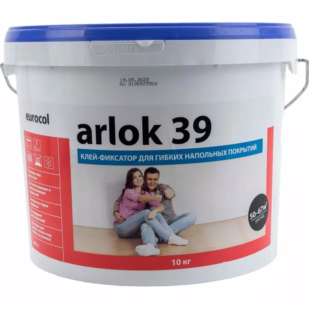 Клей фиксатор для гибких напольных покрытий Arlok 39, 10кг