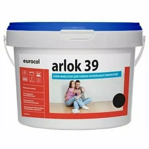 Клей фиксатор для гибких напольных покрытий Arlok 39, 1кг