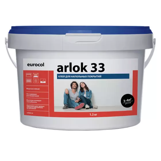 Клей универсальный для напольных покрытий Arlok 33, 1,3 кг